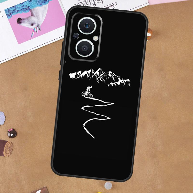 MTB Mountain Bike Cycling Bicycle Case For OPPO Reno 8T 4Z 5Z 11F 8 10 11 Pro 5 6 7 Lite OPPO Find X6 Pro X2 X3 X5 Lite Cover