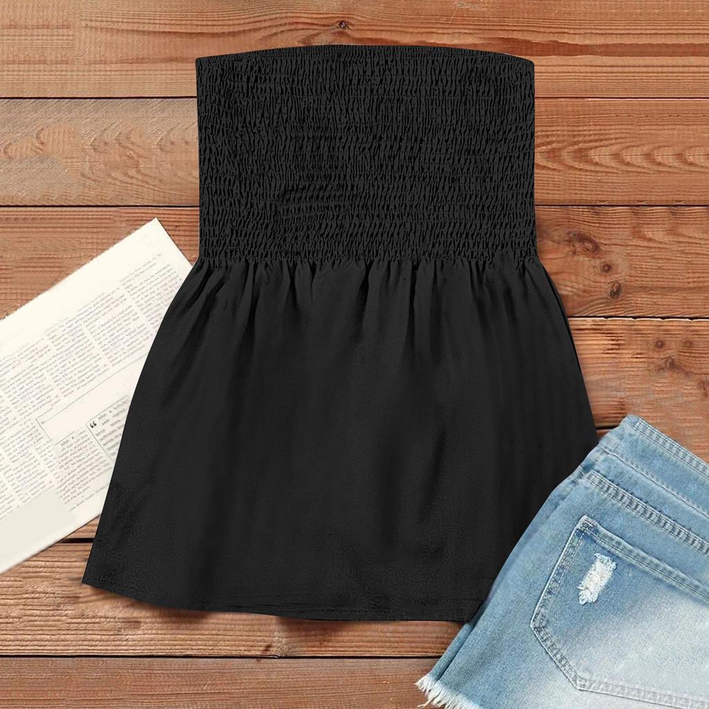 Топы-трубы для женщин, милая сексуальная футболка без рукавов с открытыми плечами и принтом