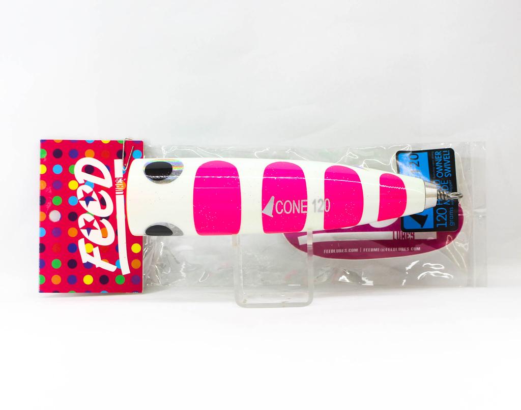 Feed Конус 120 Ручная работа Деревянный Поппер Плавающая приманка 120 грамм 82 (6082)