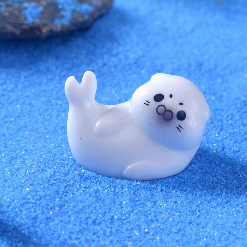 Декоративная фигурка морского льва Мини-аквариум Маленькие украшения Морские животные Украшения Аквариум