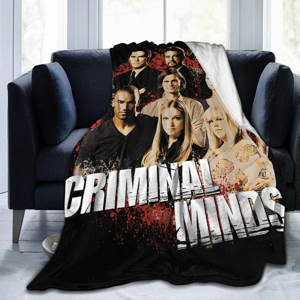 Решение для Criminal Minds (Мыслить как преступник) скрывается в флисовом пледе Пледы из сериала для дивана Покрывало Очень теплое Многофункциональное для улицы