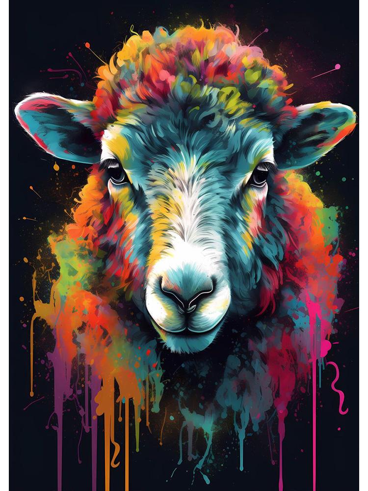 Сурикат Слон Морская Выдра Лев Красочные Животные С Капает Плакат Холст Картина Симпатичные Животные Настенное Искусство Для Комнаты Домашний Декор