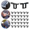 30Pcs 20/35/40/45MM Solar Panel Drain Clip Heavy Duty PV Module Cleaning