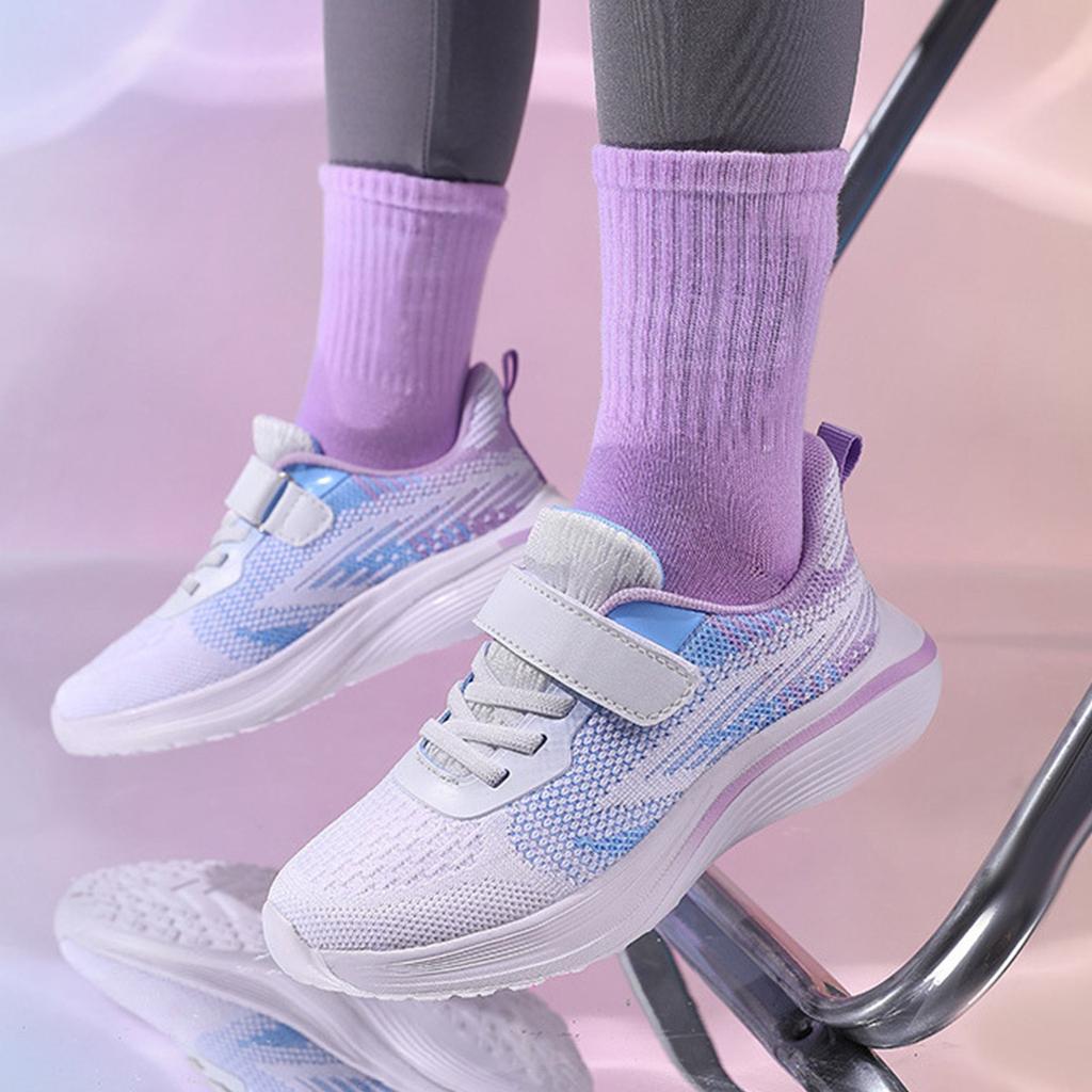 Детская модная спортивная обувь для дома, кроссовки для тренировок, легкие дышащие сетчатые кроссовки для шоссейного бега с толстой подошвой