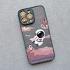 Чехол для телефона с мультяшным рисунком космонавта Для iPhone 14 13 15 Pro Max Plus 11 12 Mini Pro Max 7 8 Plus X XR XS Ударопрочный чехол для телефона