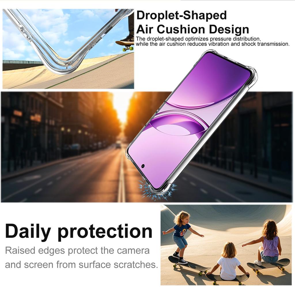 Для Vivo V60 Lite 5G Глобальный Чехол для телефона IMAK Ударопрочный Мягкий чехол