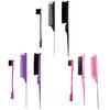 Hair Styling Comb Set Rat Tail Hair Comb Double Sided Teasing Hair Brush for Edge Back Brushing Combing Slicking Hair for Women