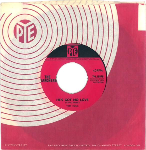 7-дюймовая пластинка SEARCHERS - He's Got No Love 7N15878 Pye Records 1965 UK Рок Б/У