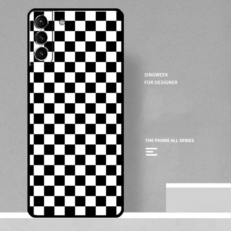 Chess Case For Samsung Galaxy S24 Ultra S21 S22 S23 Plus Note 10 Note 20 S8 S9 S10 S20 FE Coque