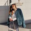 New Plush Fur Faux Fur Jacket Korean Version Solid Color Faux Mink Fur Women's Short Jacket