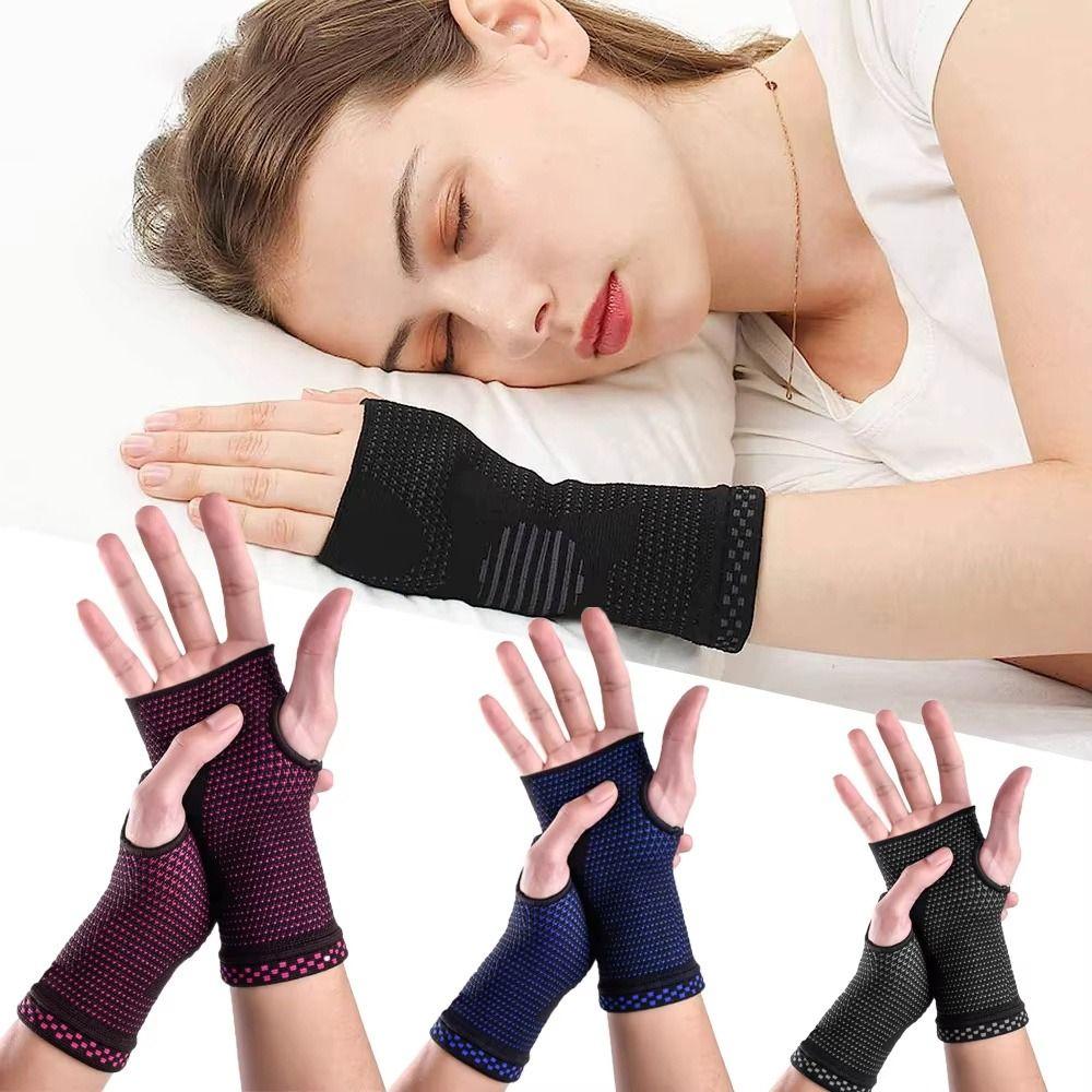 Elastic Wrist Compression Glove Sports Wristband Relieving Carpal Tunnel Syndrome and Wrist Pain