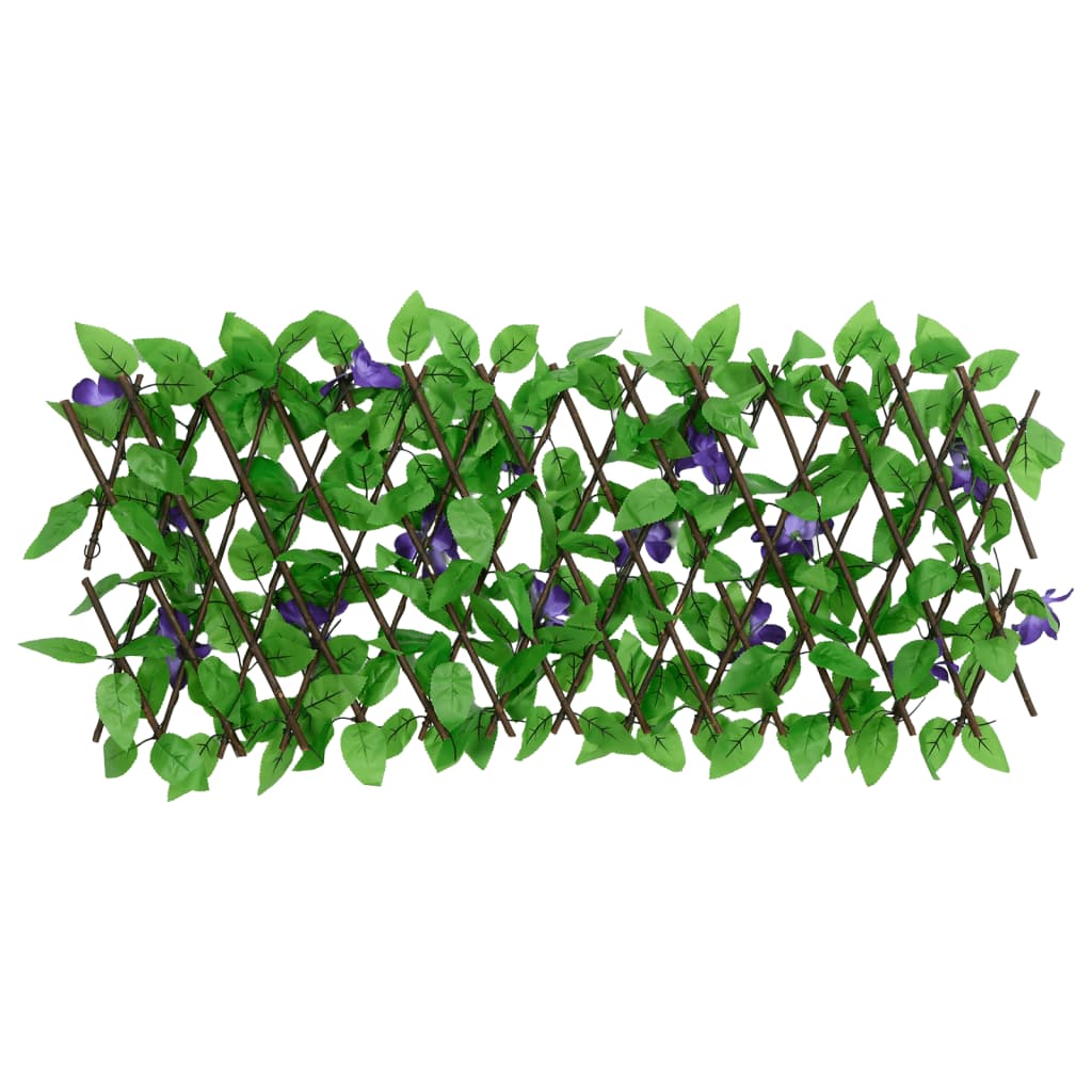 Climbing Grid with Artificial Ivy 5 pcs Extendable 180 x 20 cm
