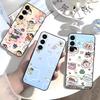 Мультяшный Чехол-Карандаш Shin-chan для Samsung Galaxy A73,21,22,32,71,53,52,51,80,5G Мягкий Черный Чехол