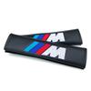 OSTB7 2pcs Carbon Leather Seat Belt Covers Car Accessories For BMW M E39 E46 E90 E60 F10 F20 F30 F34 F01 G20 G30 X1 X3 X5 X6 M3 M4 M5