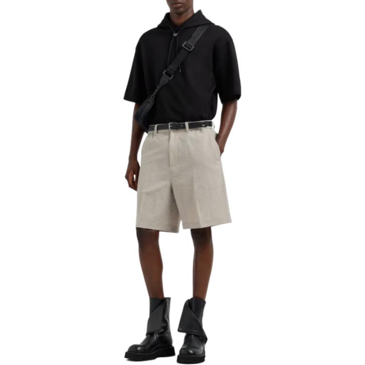 EMPORIO ARMANI Seersucker Bermuda Shorts EM001151AF13674U8033