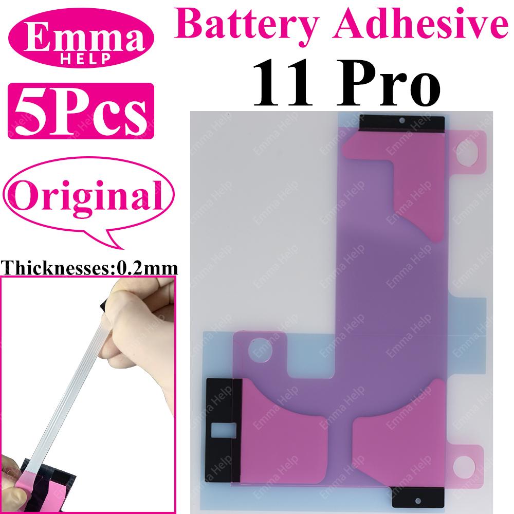 5 шт. Наклейка на аккумулятор для iPhone 13 Pro Max 14 Plus 15 16 13 12 11 Клейкая лента для аккумулятора Запасные части