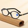 Small Oval Reading Glasses for Women Black Computer Anti Blue Light Glasses for Reading Trend Hyperopia Lenses with Recipe+1.0 +1.5 +2.0 +2.5 +3.0