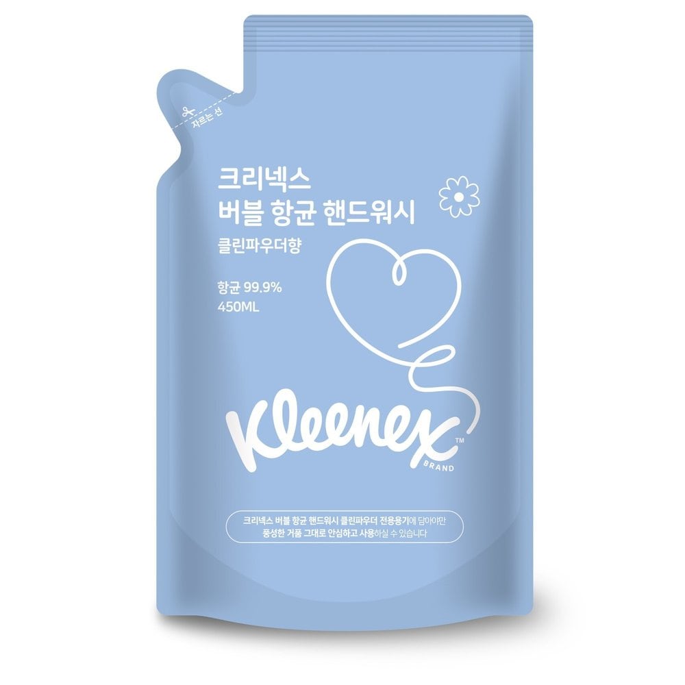 KLEENEX Antibacterial Hand Wash Clean Powder 450ml (RF)