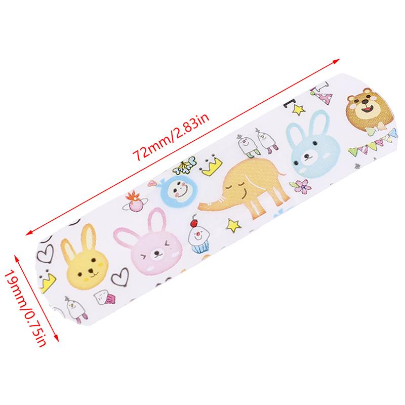 120 шт. дышащие прозрачные полиэтиленовые мультяшные пластыри, клейкие бинты, наклейки