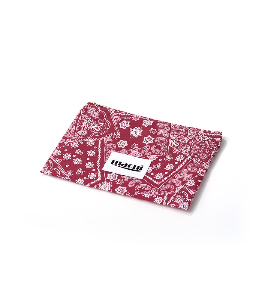 Слимовая косметичка Macni Paisley, цвет винный