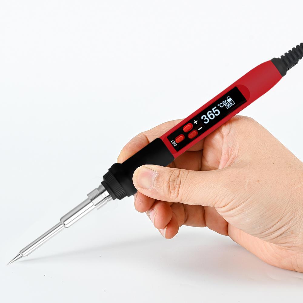 65W USB Digital Soldering Iron Mini Electric Soldering Iron Station Adjustable Temperature Digital Display 9-20V Power Supply