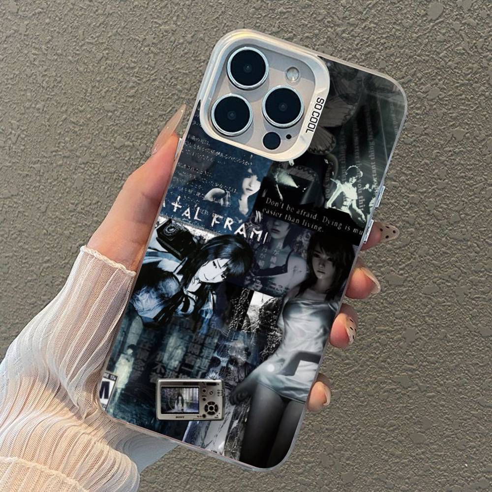 S-Silent Horror Hill Game Цветной Серебристый Чехол для Телефона For IPhone 17 16 Pro Max 15 Pro 14 Plus 11 12 13 X XS Max XR