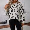Women's Autumn and Winter Loose Round Neck Pullover Sweater for Women