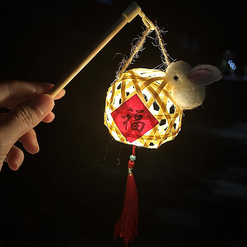 1 шт., декоративная корзина, садовый детский бамбуковый фонарь, ретро, уличный, свадебный, портативный Hanfu