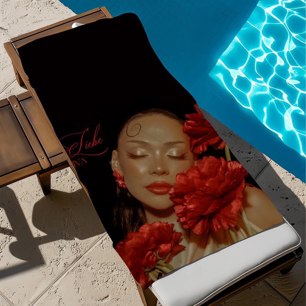 A-ayliva S-schwarzes Singer Wunder Towel Beach Quick Dry Soft H-herz Pool Towels Gift for Travel Gym Shower Camping sports