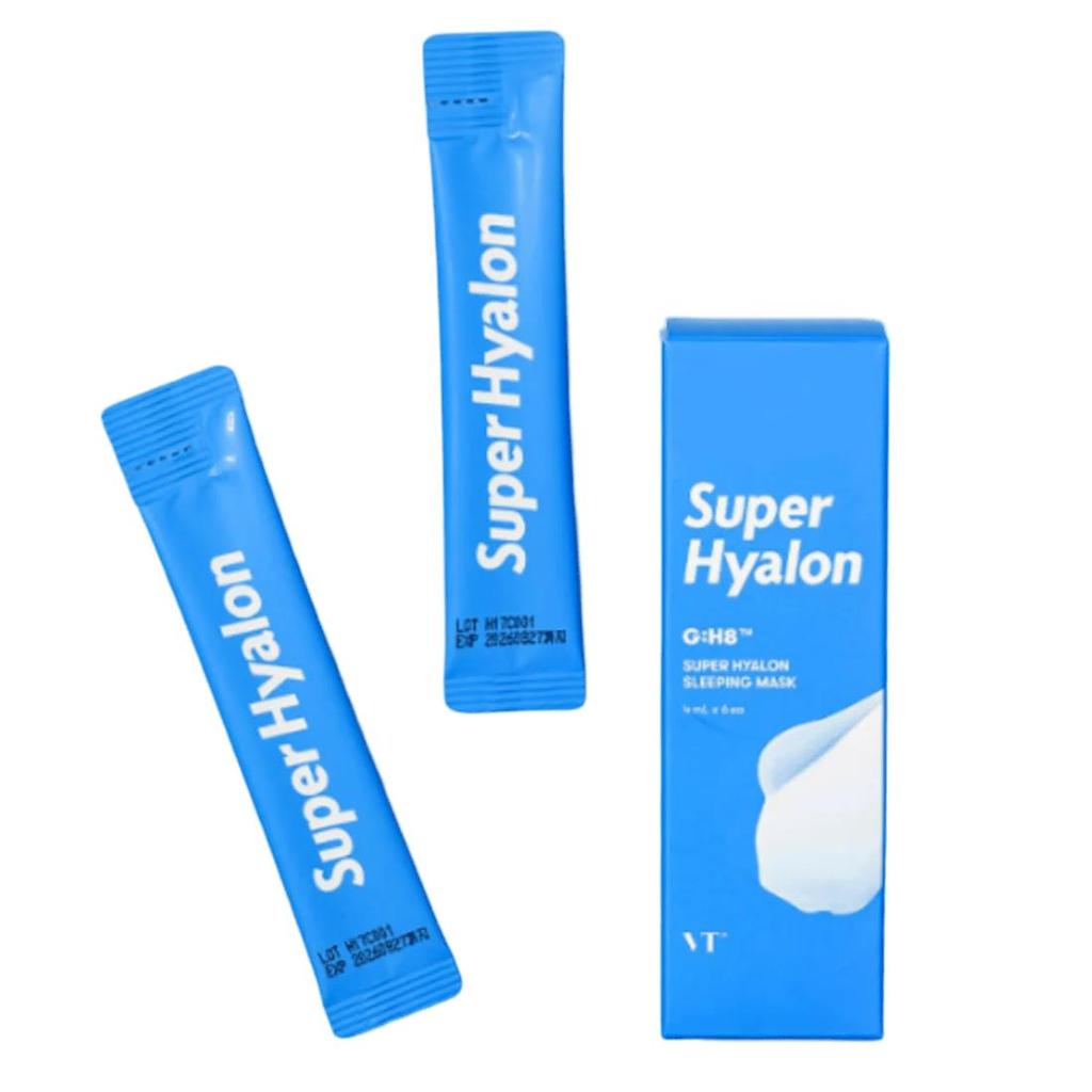 VT Sleeping Mask 4ml X 6ea: Super Hyalon/ Cica Vital/ Cica/ Propolis, Anti-Aging, Moisturizing, Korean Cosmetics, Kbeauty, Sample