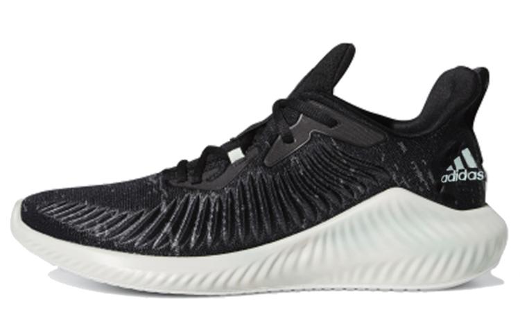 adidas Alphabounce Run Parley M Core Black Linen Green