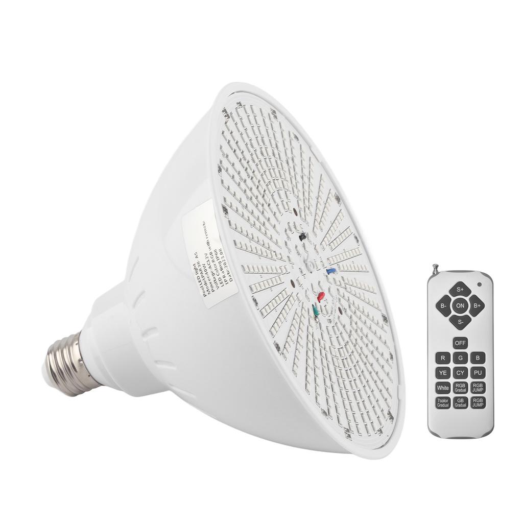 Светодиодный светильник для бассейна 12 В 40 Вт E26 RGB, меняющий цвет, с дистанционным управлением
