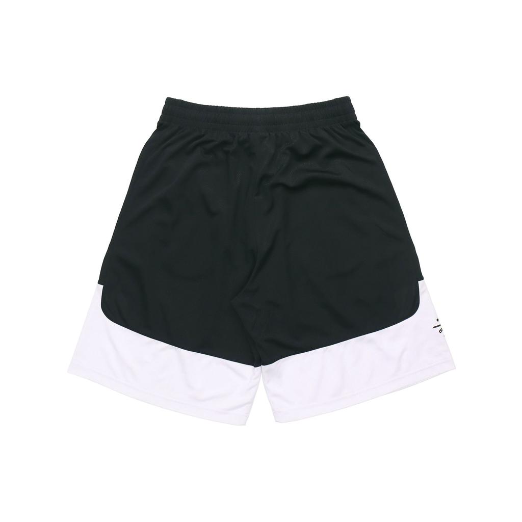 Li Ning Bad Five 3+1 Series Basketball Shorts Men Shorts Black White AAPM015-1