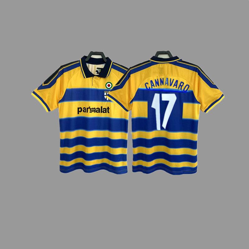 Parma retro jersey football jersey classic nostalgic Zola Cannavaro Buffon Gilardino jersey