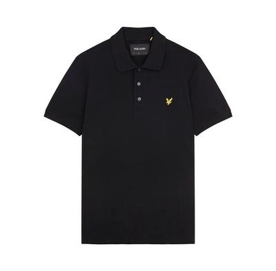 Lyle & Scott Plain поло с короткими рукавами