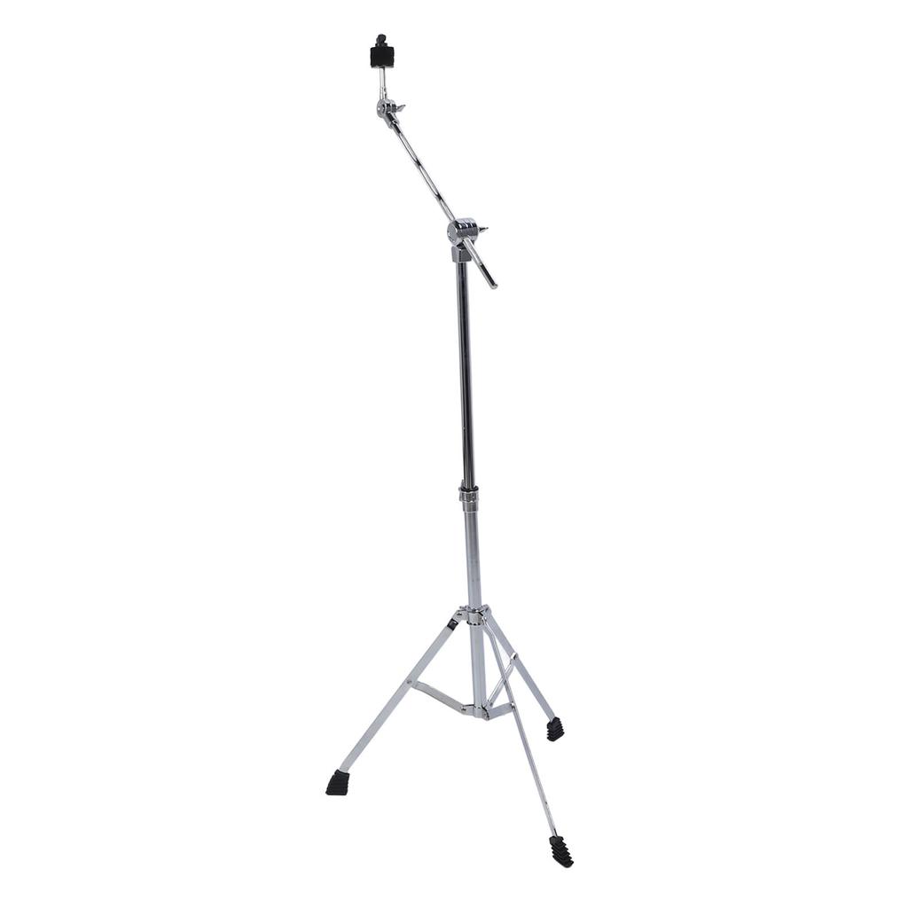 Drum Cymbal Stand Multifunctional Iron Adjustable Foldable Cymbal Straight Stand for Practice