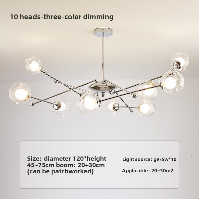 Современная минималистичная люстра для столовой, спальни, главной спальни, креативная, с индивидуальностью