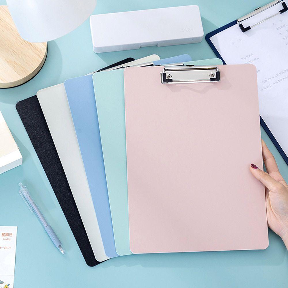 Thicken Paper Holder Office School Supplies Memo Pad Clip Notebook File A4 Folder Board Clipboard