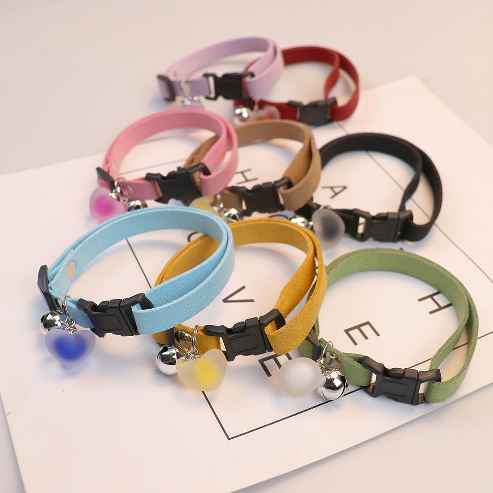 Улучшенный отрывной кошачий ошейник с колокольчиками, безопасная регулируемая пряжка, легкий, идеально подходит для кошек-мальчиков и кошек-девочек, щенков