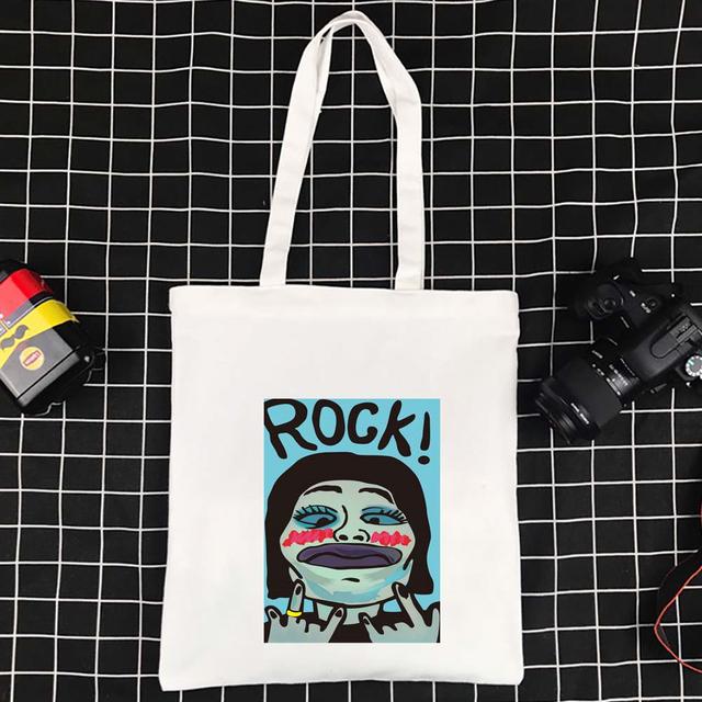 Высококачественная большая вместительная холщовая сумка-тоут, забавная складная женская сумка из полиэстера, складные сумки на плечо