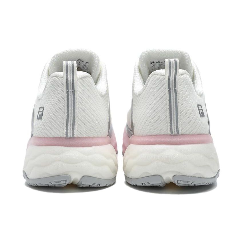 Fila Spd Cheeta Comfortable Versatile Fabric Durable Low-Top Running Shoes Women Sneaker White Pink A12W411113FSW