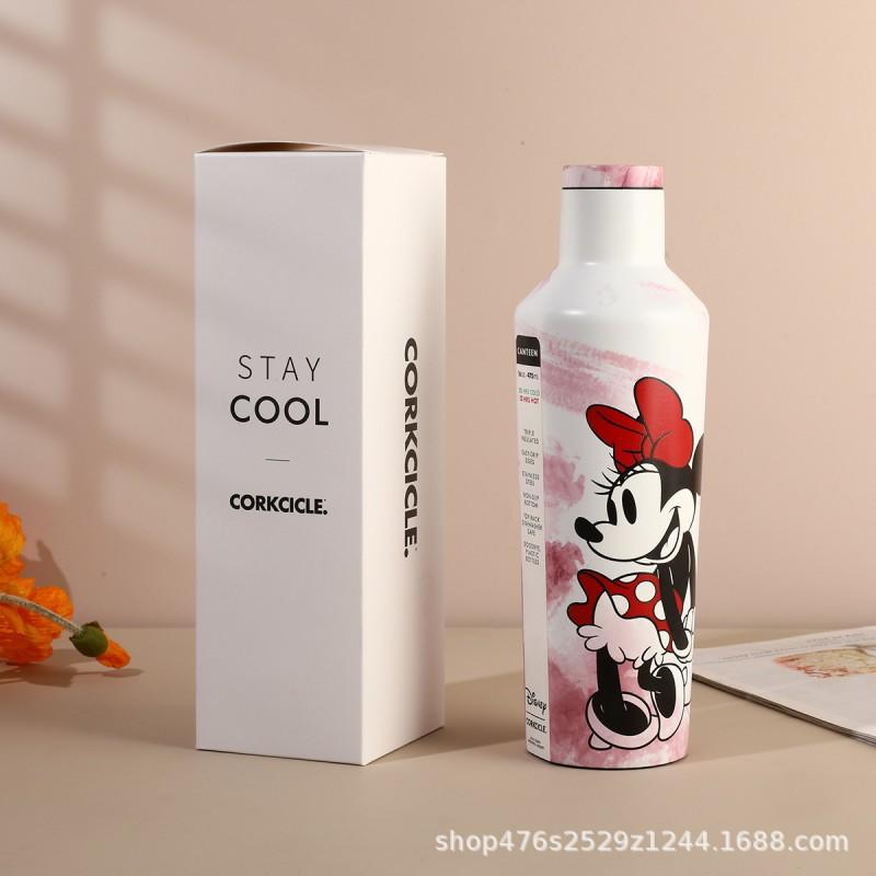 Stainless Steel Insulated Wine Bottle Tumbler 480ml Portable Outdoor Travel Cup Men Women