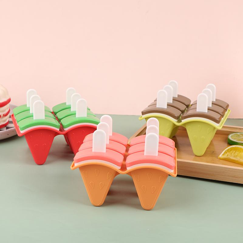 Ice Cream Mold With Cover Watermelon Shape Mold Diy Homemade Ice Popsicle Mould Frozen Juice Milk Kitchen Ice Cream Make Tools