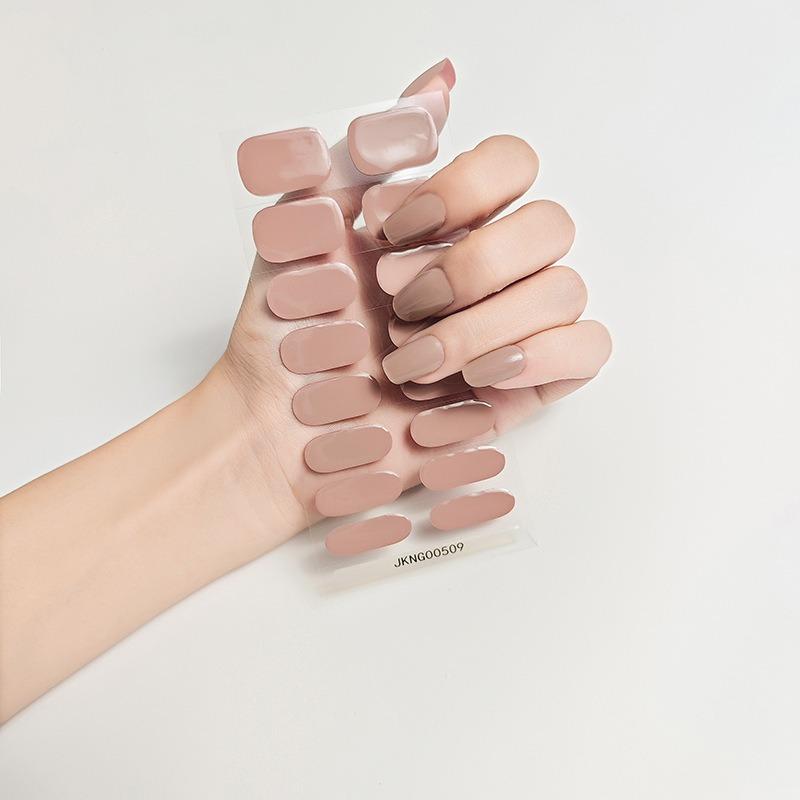 New Solid-color Nail Gel Stickers, Nail Stickers, Nail Stickers, Light Therapy Lamps, Gel Nail Stickers
