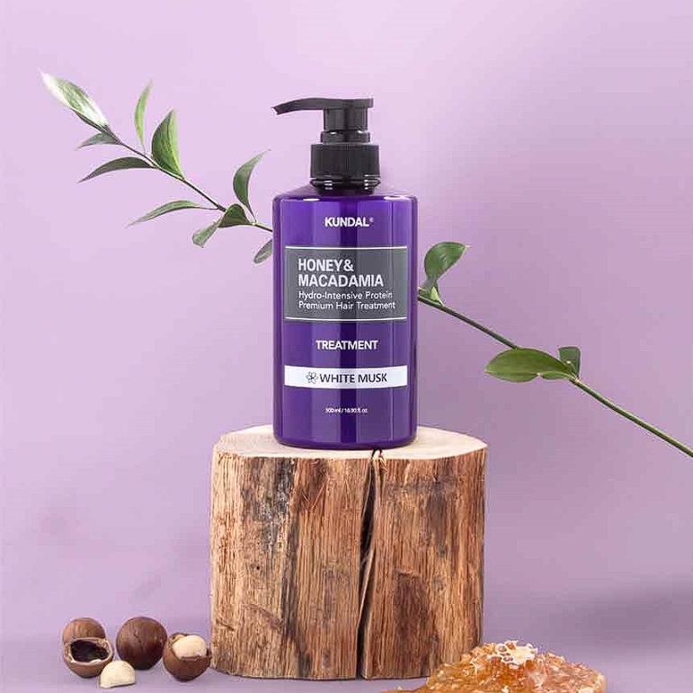 KUNDAL Honey & Macadamia Treatment #White Musk 500ml