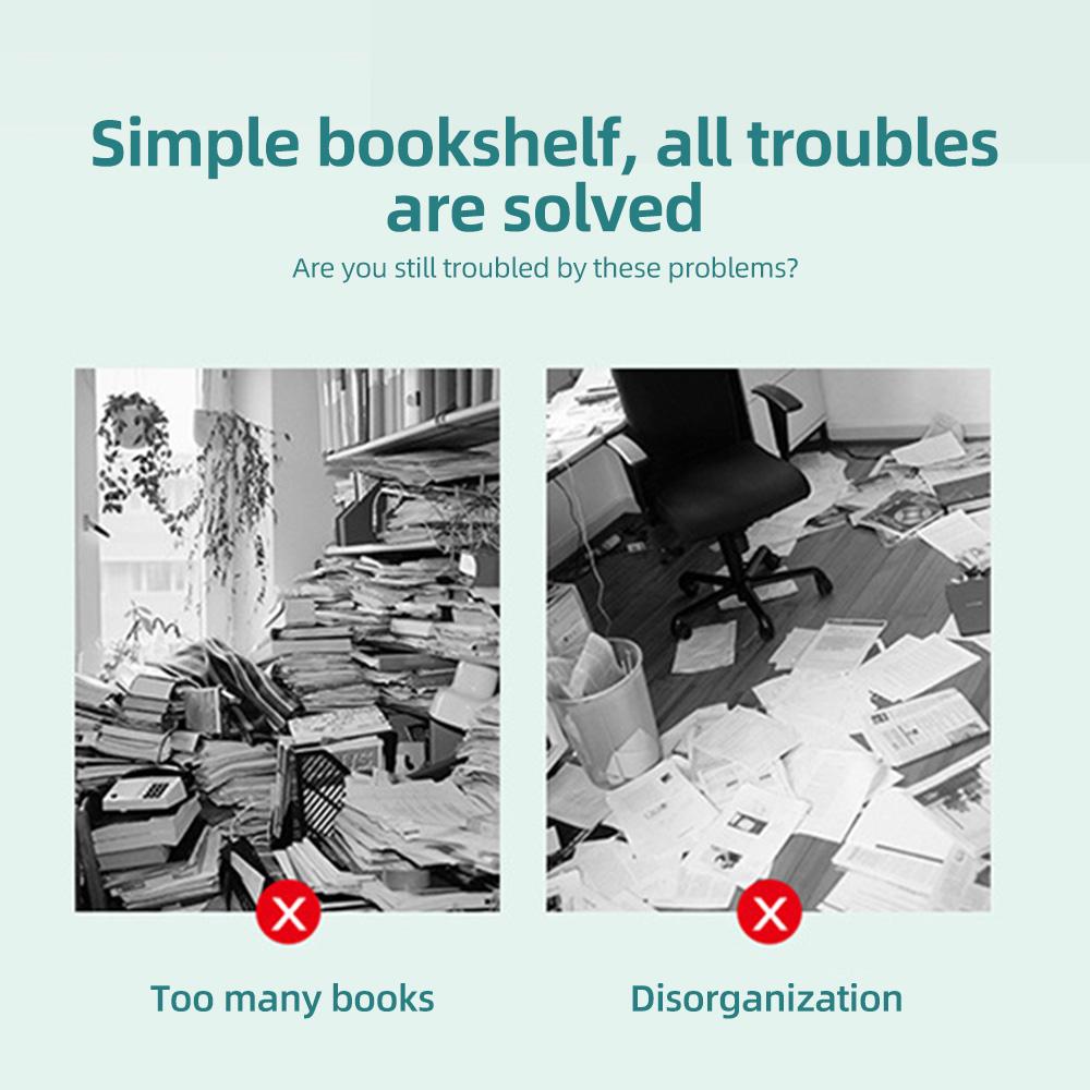 5-уровневая книжная полка, 8-кубовый органайзер для хранения, высокий книжный шкаф, собранная отдельно стоящая вертикальная полка