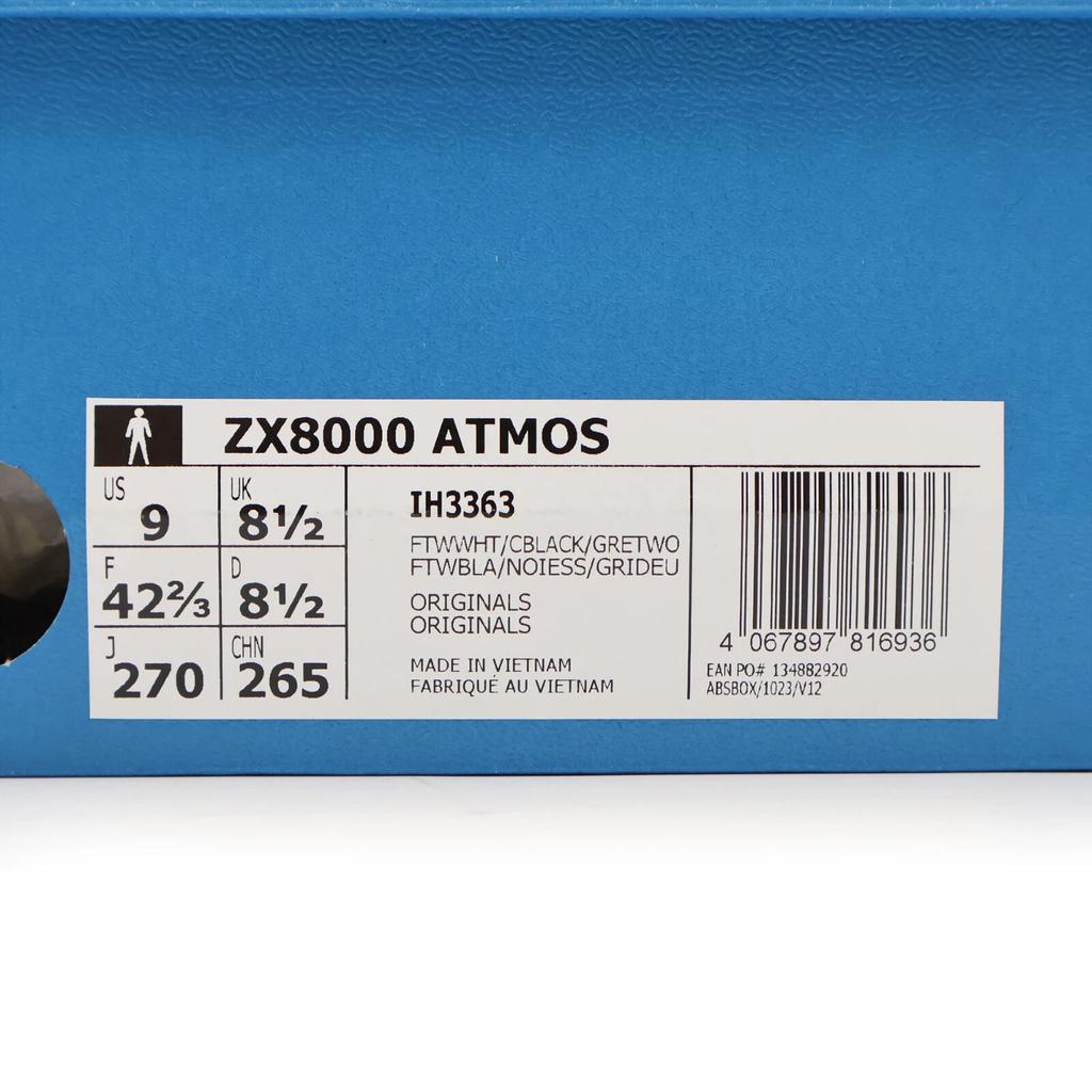IH3363 atmos adidas Originals ZX8000 G-SNK 9 Синий Серый Желтый Белый (Мужской)