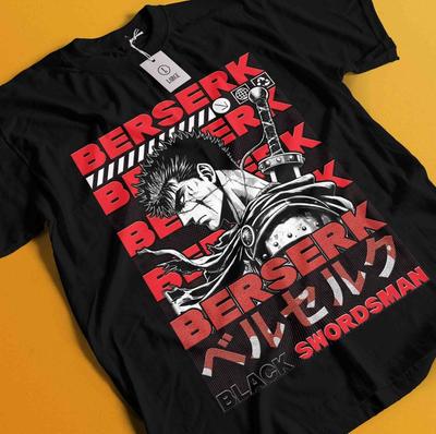 Футболка Berserk, футболка Guts, футболка Griffith, футболка Casca, футболка Warrior, аниме, манга, Farnese.
