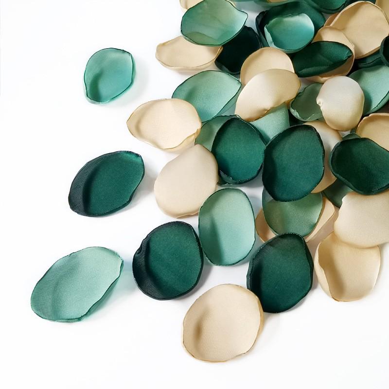 Тканевые лепестки для свадебной церемонии - Цветы с опаленным краем