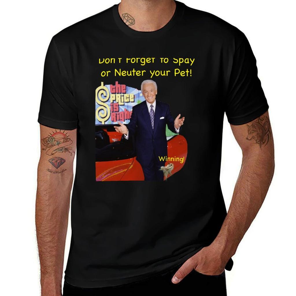 Bob Barker Spay Or Neuter Your Pet Tshirt Funny T Shirts Cotton T Shirts For Unisex Graphic Funny Tshirt